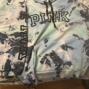 PINK Victoria's Secret Blue Hoodie and matching joggers